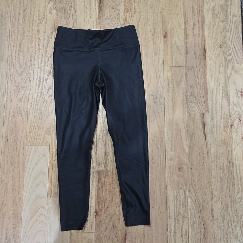 Active Wear  Gap Black Shiny Size M Legging